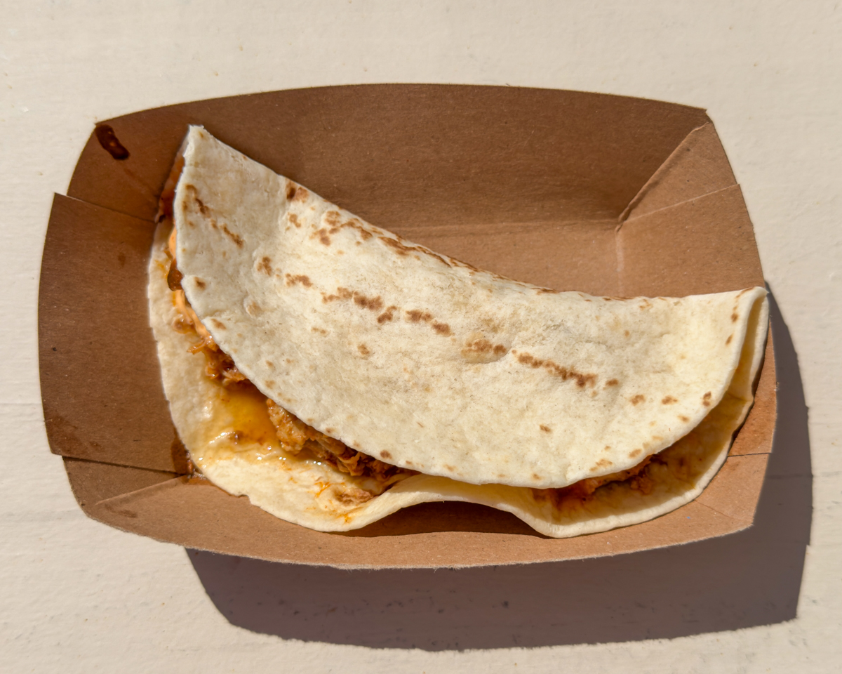 Adobo Chicken Taco - Dark Side Tacos