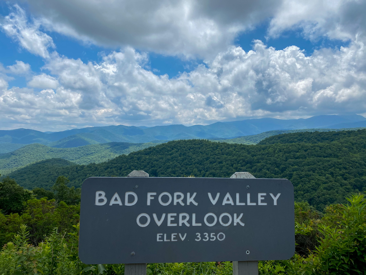 Bad Fork Valley Overlook - Blue Ridge Parkway