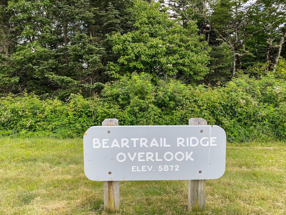 Beartrail Ridge Overlook - Blue Ridge Parkway