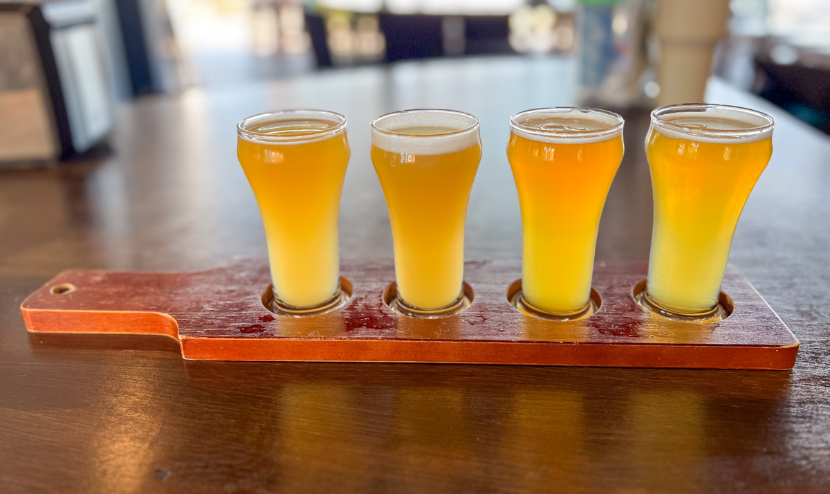 Beer Flight - Strings Sports Brewery | ViewFromALove