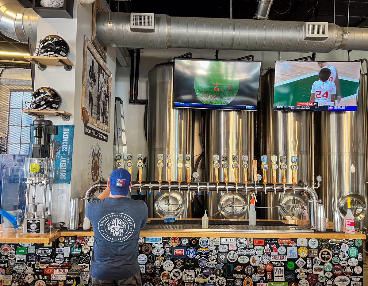 Beer on Tap - Strings Sports Brewery | ViewFromALove