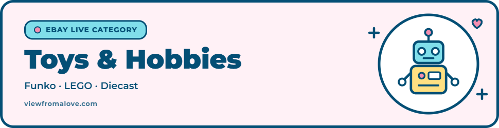 Toys & Hobbies on eBay Live, including Funko, LEGO, Diecast