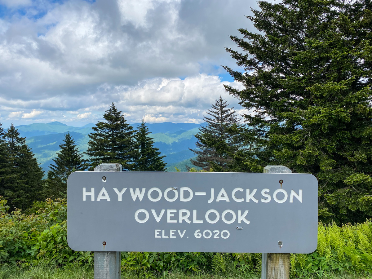 Haywood-Jackson Overlook - Blue Ridge Parkway