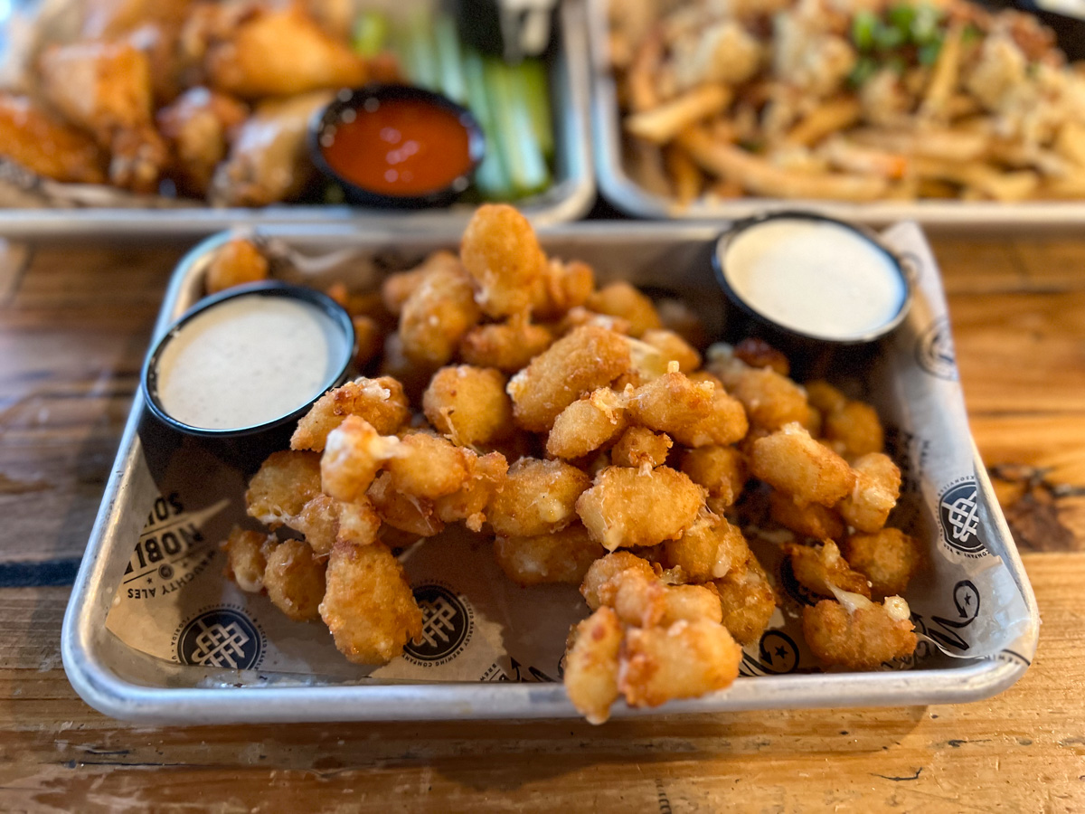 Left Leg Lager Cheese Curds - Wicked Barley Brewing Company | ViewFromALove