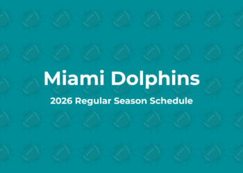 Miami Dolphins Schedule 2026