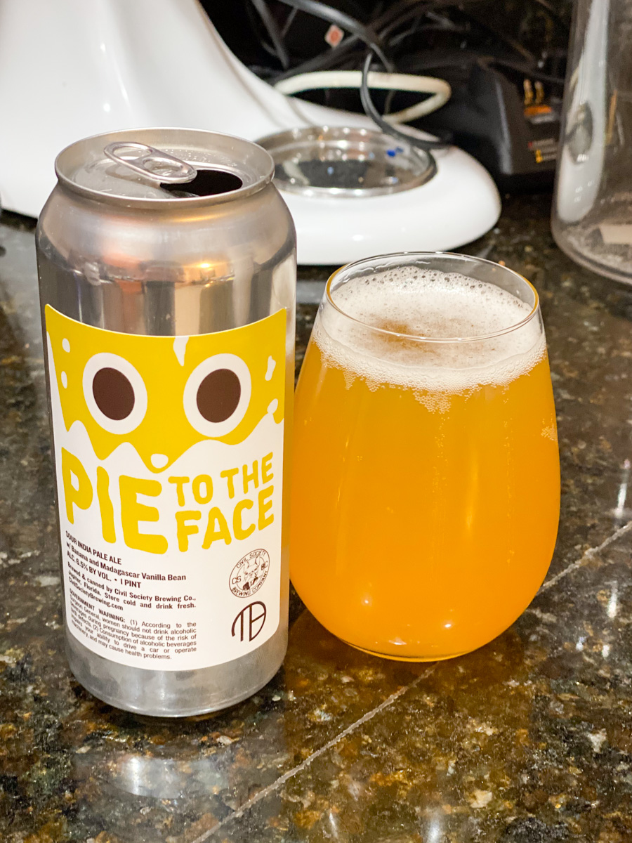 Pie To The Face - Civil Society Brewing | ViewFromALove