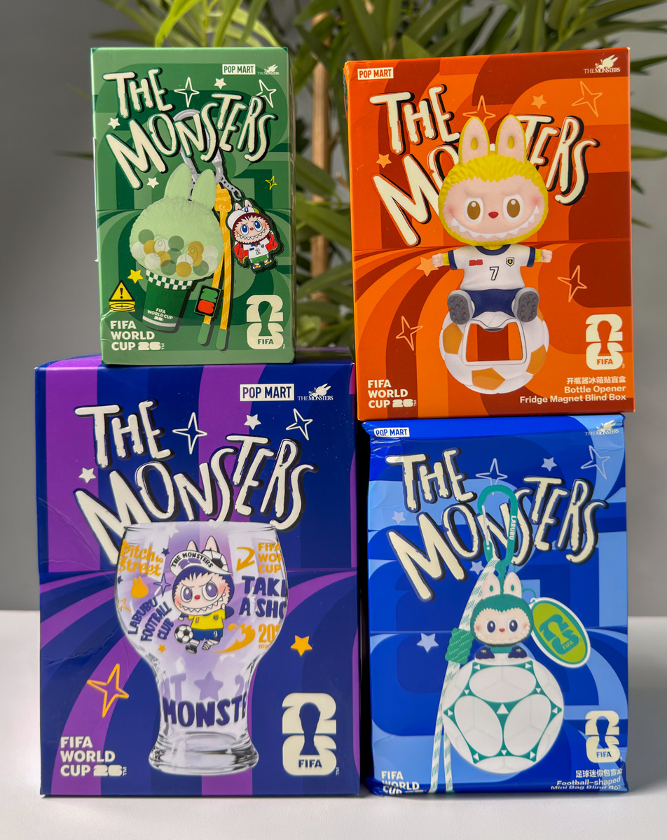 POP MART The Monsters x FIFA World Cup Series blind boxes haul