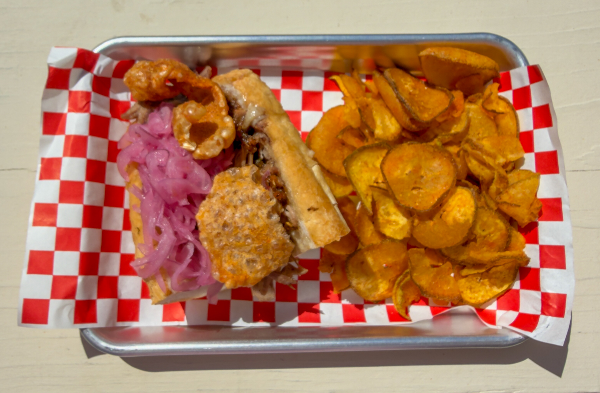 Pork Sandwich with Chips - Chancho King