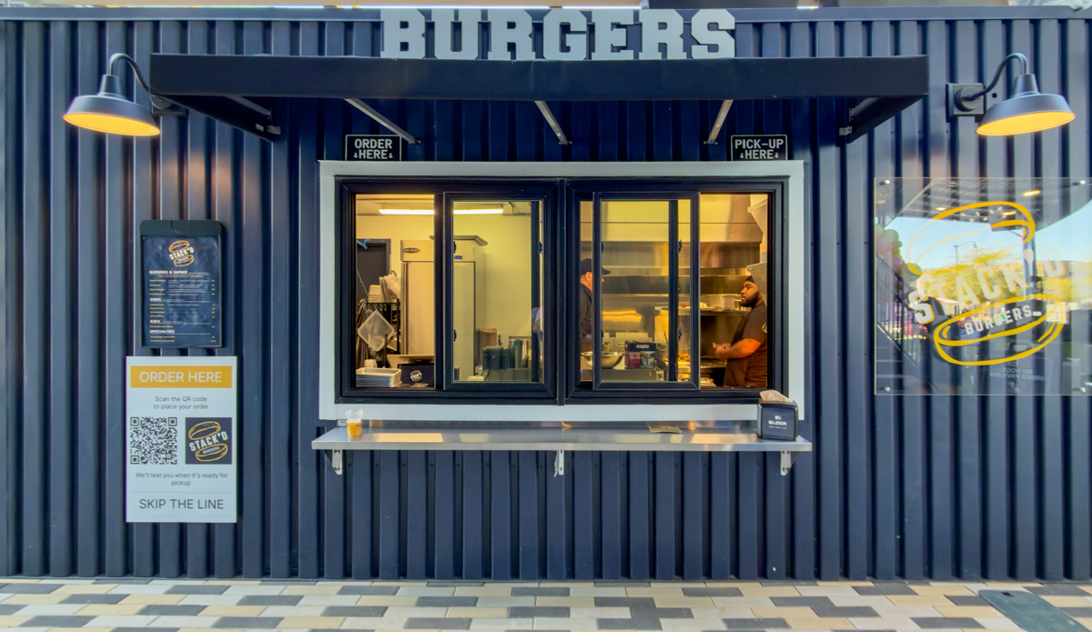 Stack'd Burgers at The Block Jax