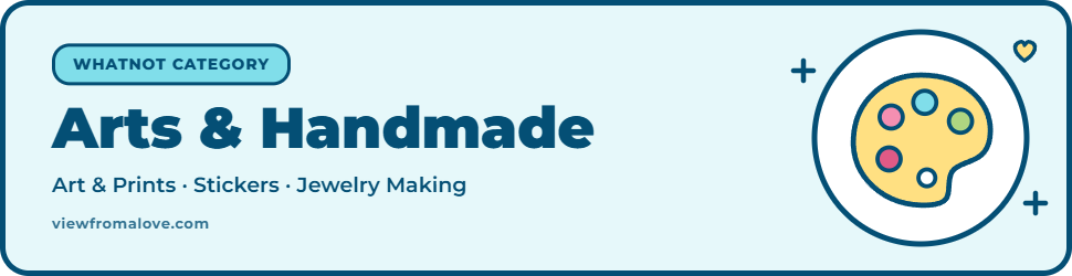 Handmade and art products on Whatnot including crafts, prints, and supplies