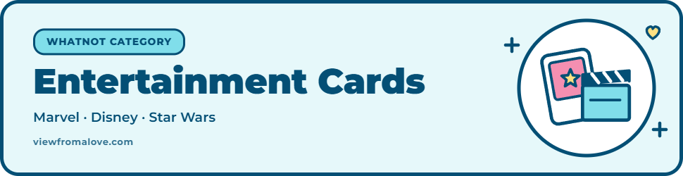 Entertainment trading cards on Whatnot including Marvel, Disney, and Star Wars