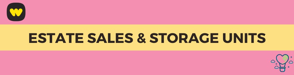 Estate sales and storage unit finds on Whatnot with resale opportunities