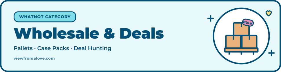 Wholesale pallets and bundle deals on Whatnot for resellers