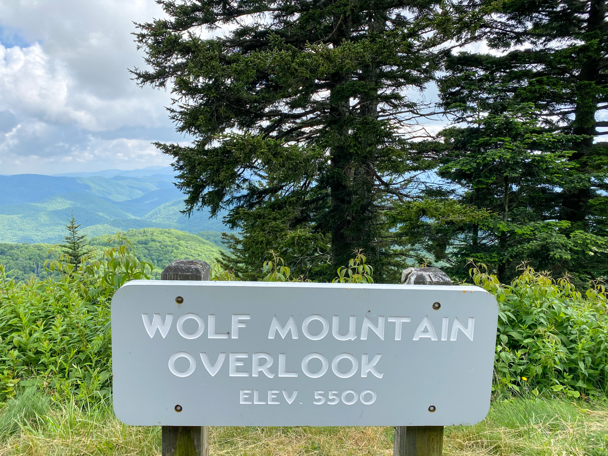 Wolf Mountain Overlook - Blue Ridge Parkway